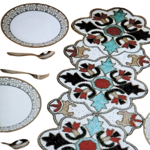 Beaded Dining Runner - Color: Comes In Various Color