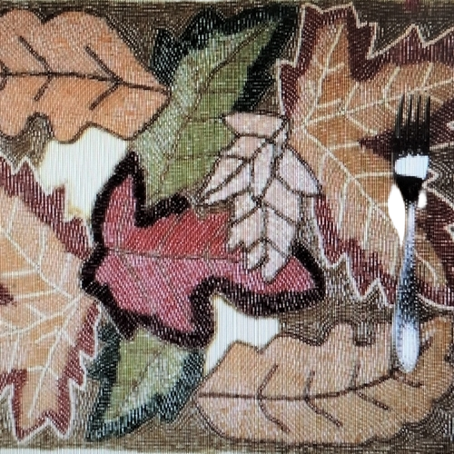 Beaded Placemat - Color: Multi Color