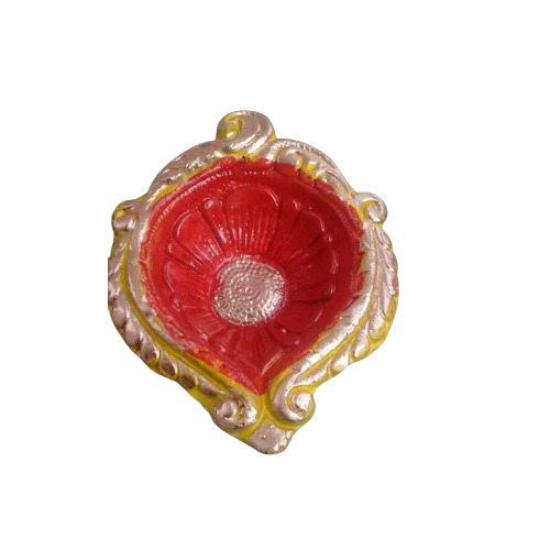 Terracotta Clay Fancy Diya - Color: Multicolor