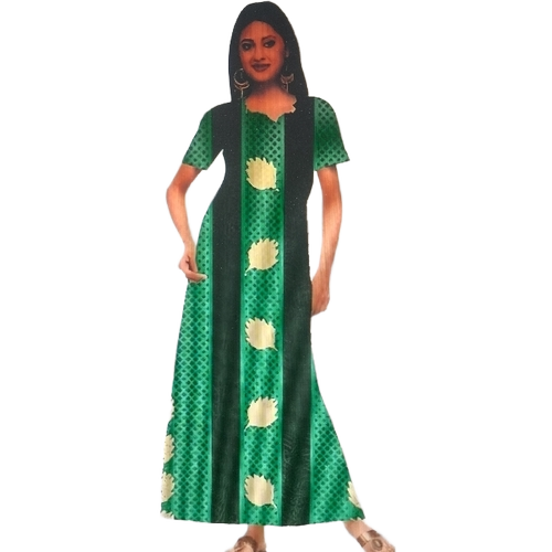 Ladies Cotton Nighty - Cotton, Printed, Various Colors | Wrinkle Free, Lightweight, Comfortable, Short Sleeves