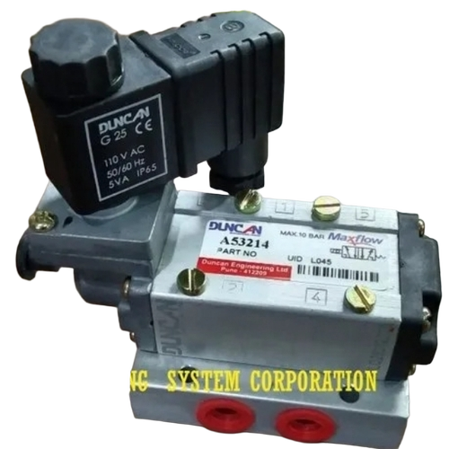 Single Coil Operated Solenoid Valve - Standard Size Various Colors | Polished Surface Industrial Grade