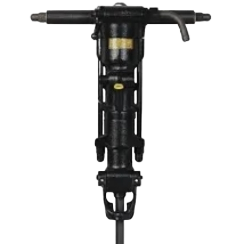 Heavy-Duty Pneumatic Rock Drill Machine - Color: Black