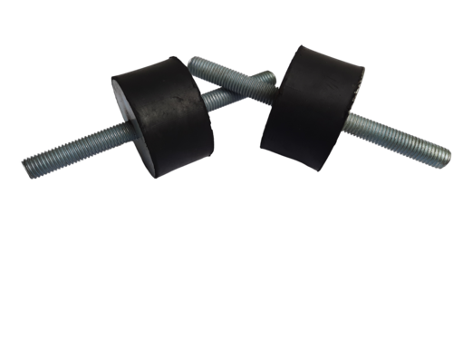 Machine Dampers - Durable Black, Various Sizes | Shock Absorption, Vibration Reduction, Noise Control, Stability