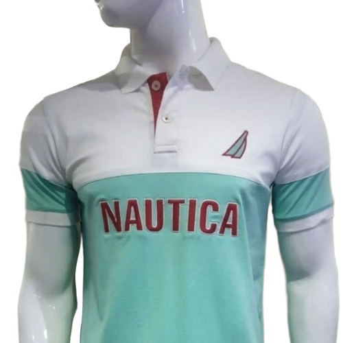 Short Sleeves Mens Collar Neck T shirt