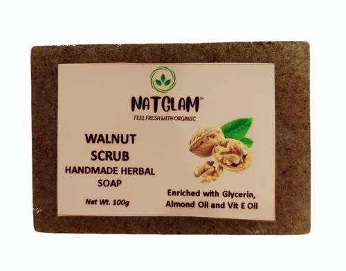 Walnut Scrub Herbal Handmade Soap - Feature: Removes Dead Skin Cells