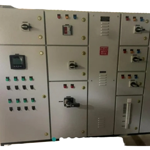 Electric Control Panel - Mild Steel Metal Base, Galvanized Finish | PLC Control System, Heavy Duty, Industrial Use