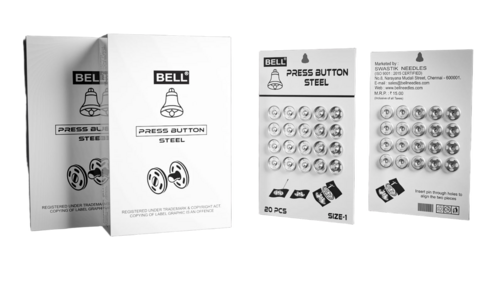 Bell Steel Press Button