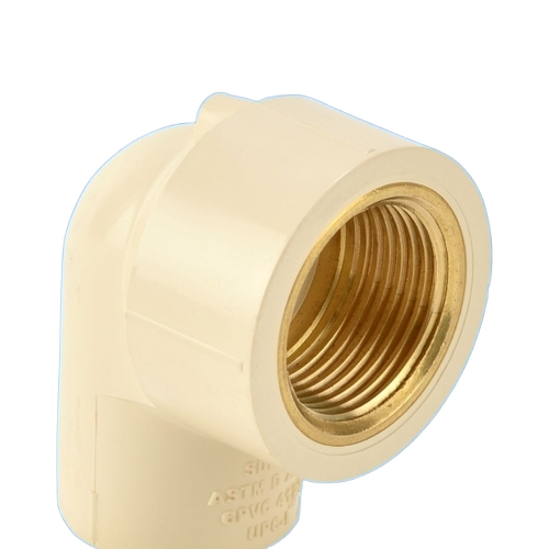 Cpvc Brass Elbow - Color: Cream