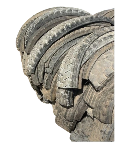 Imported Used Tyre Scrap - Color: Black