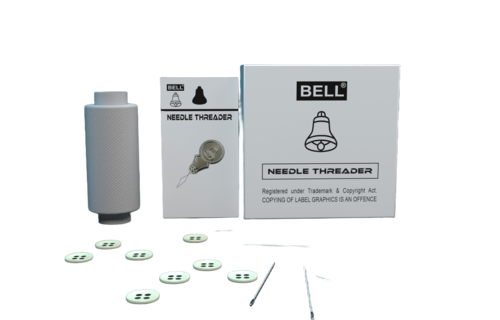 Bell Aluminium Needle Threader - Print Type: -