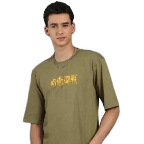 Green Printed T Shirts
