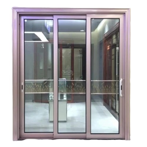Plain Aluminium Sliding Door
