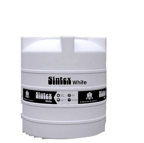 Plastic Water Tank - Color: White & Black