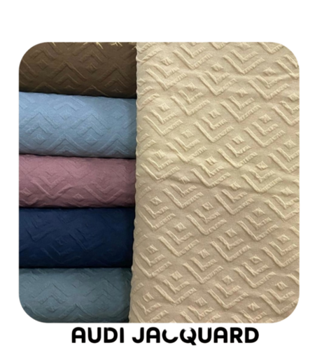 Audi Jacquard Fabric - Audi Jacquard Material, Customized Size, Multiple Colors, Embossed Mesh Texture, Machine Washable