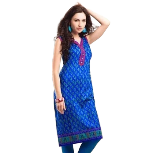 Blue Fancy Kurti