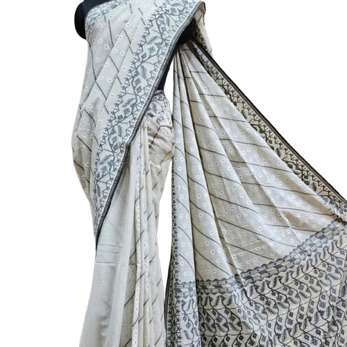 Cotton Fancy Saree - Color: Multi Color