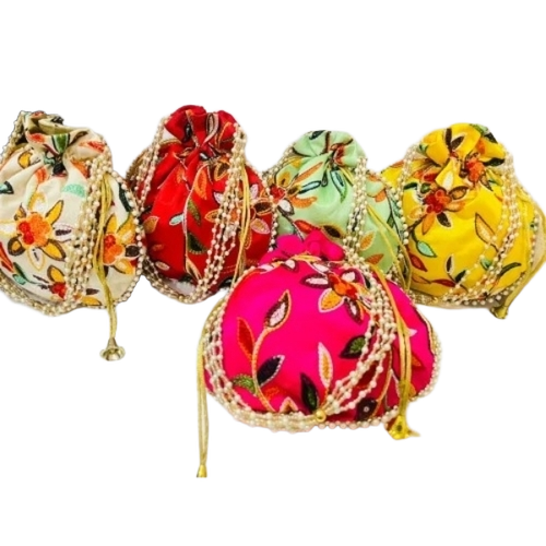 Designer Embroidered Potli Bag