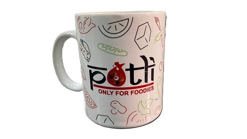 White Printed Promotional Mug