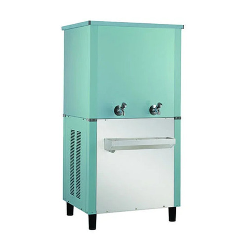 25 Liter Water Cooler - Stainless Steel, Green White, 400W Cooling Capacity 25 L/hr