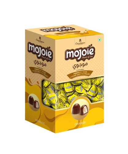 Mojoie 12G Dome Top Twist Orange Compound Chocolate Box 1Kg - Pack Size: 1 Kg