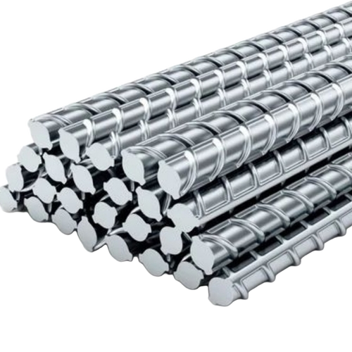 Tmt Bars - Mild Steel Round, Silver, Standard Size | Grade A, Polished Surface, Durable, Industrial Use