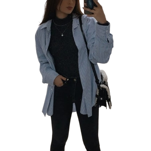 Ladies Stripped Shirt