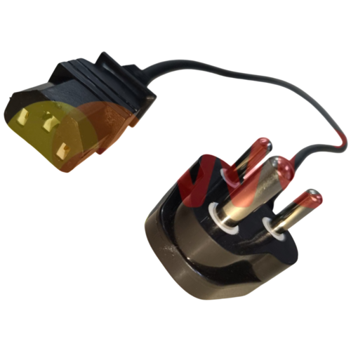 Long Ch. Lead To 3 Pin Plug Lite 3 Core E-Scooty Convertor