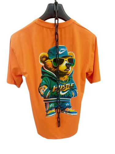 Men Orange T Shirt