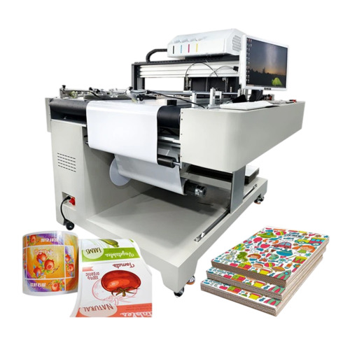 Single Pass Roll To Roll Printer - ABS Material, Standard Size, Electric Powered | PLC Control, UV Curing Ink, Automatic Color Curve Adjustment