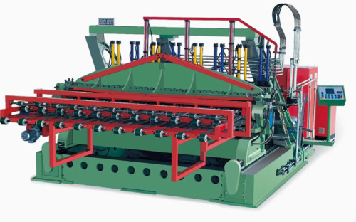 Veneer Slicer Machine - Color: Red & Green