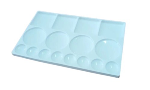 White Colour Mixing Palettes  - Color: W