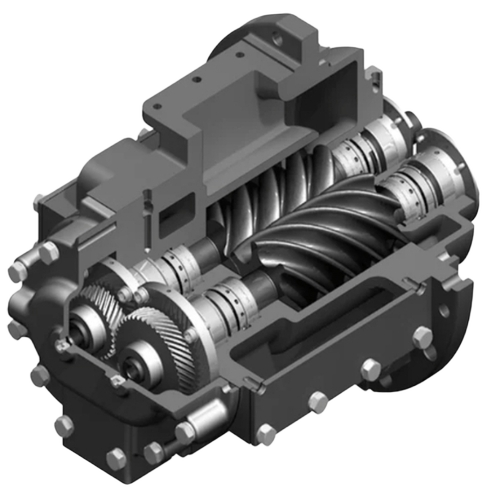 5 Hp Cast Iron Rotary Screw Compressor