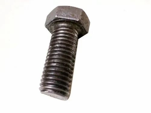 Mild Steel Hexagonal Bolt - Color: Silver