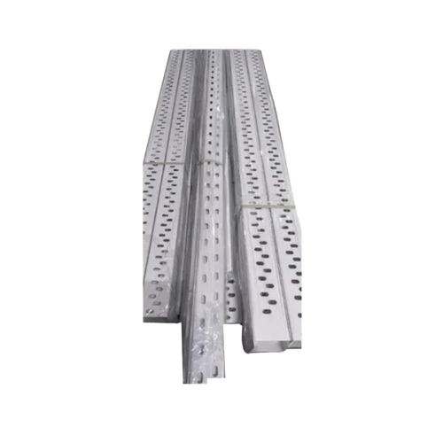Perforated Cable Tray - Steel, Silver | Durable, Corrosion Resistant, Lightweight, Ventilated, Load Bearing