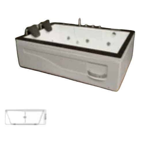 Seagull W Acrylic Jacuzzi Bathtub