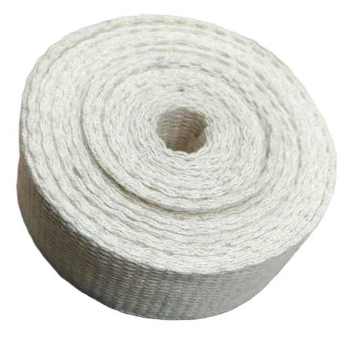White Cotton Webbing