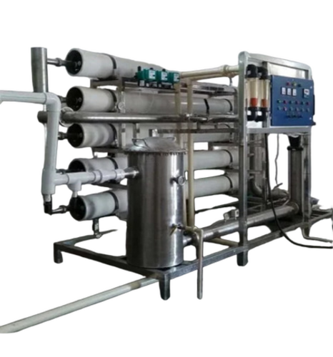 10000 LPH Industrial RO Plant - FRP, 10000 LPH, Max Water Recovery 55-60% | Full Automatic, Electric Drive