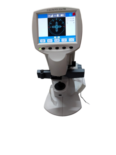 Automatic G-MATRONIX SLK5700 Digital Auto Lensmeter - Mild Steel, White, Table Top Mount | Optical Measurement, Glass & Plastic Lens Compatibility