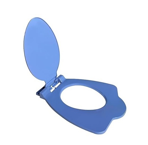 Toilet Seat Covers - Plastic Standard Size Blue, Water Proof, Break Resistant, Easy To Use