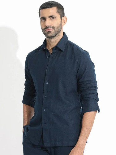 Navy Blue Mens Shirt