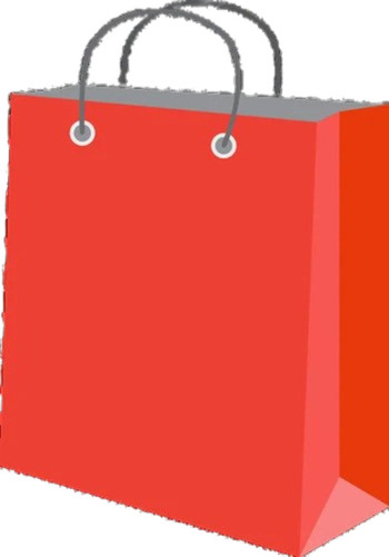 Paper Carry Bag - Color: Red