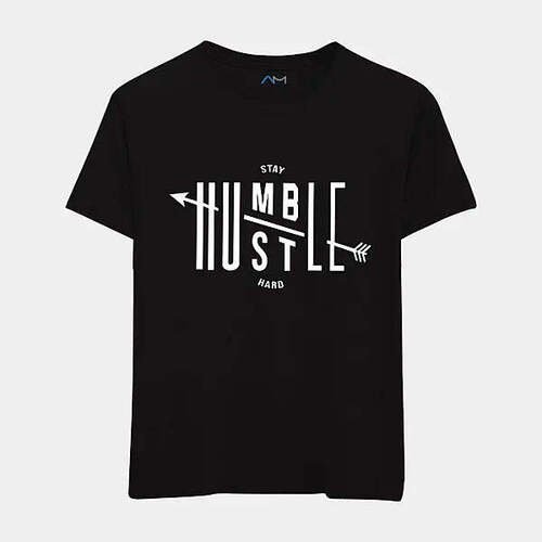 Boys Printed T Shirts - Black, O-Neck, Short Sleeves | Stylish, Comfortable, All Size