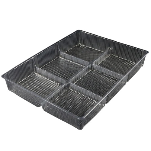 Transparent Blister Rectangle Packaging Tray