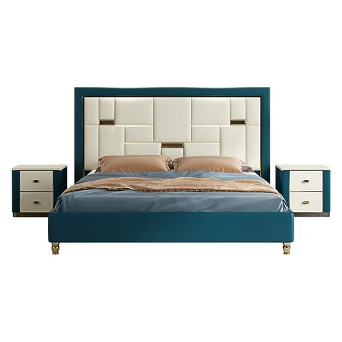 Wooden Designer Double Bed