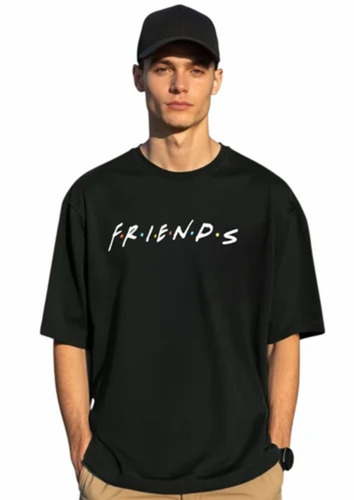 Men Loose Fit Printed Oversized T Shirt