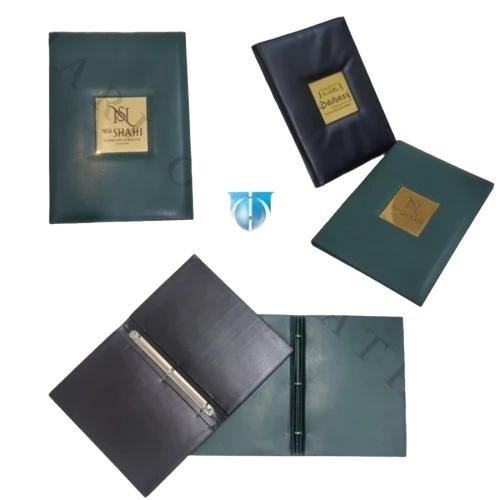 Hotel Menu Leather Folder 