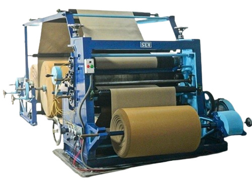 Vertical Type Single Face Paper Corrugation Machine