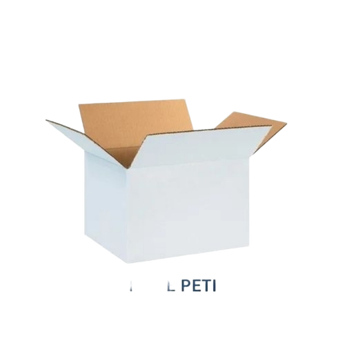 White Corrugated Shipping Box