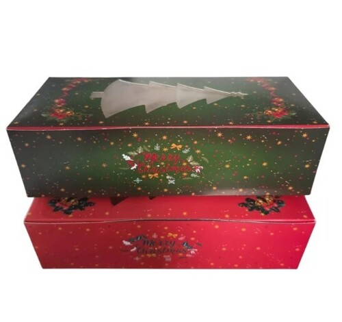 Color Printed Plum Cake Box