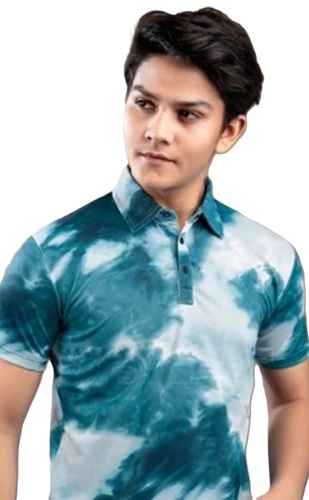 Kids Printed Collar T Shirt